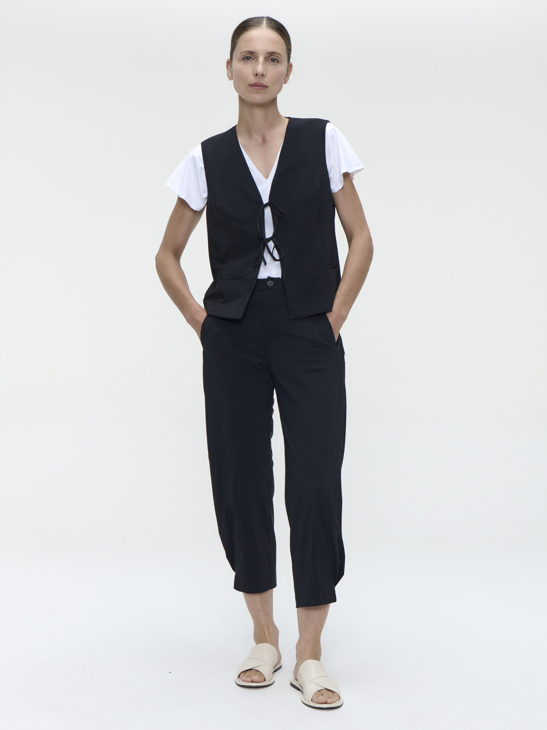 Jane Lushka Corien pants black 9588 - Afbeelding 4