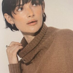 LUJE Cashmire wool polo pullover