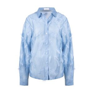 Nukus Aysha blouse feather