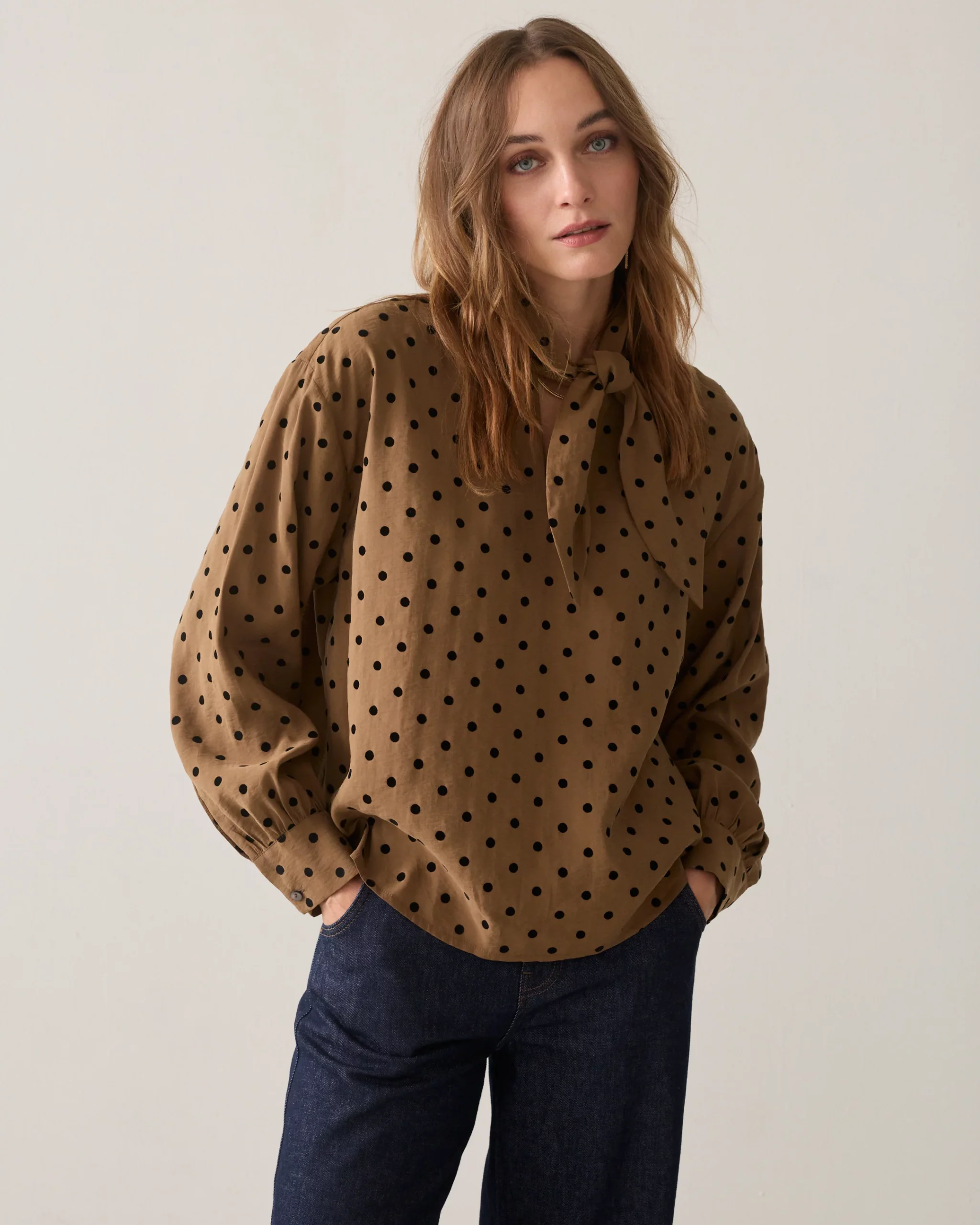 Summum Top bow tie dot 2s3609-12545