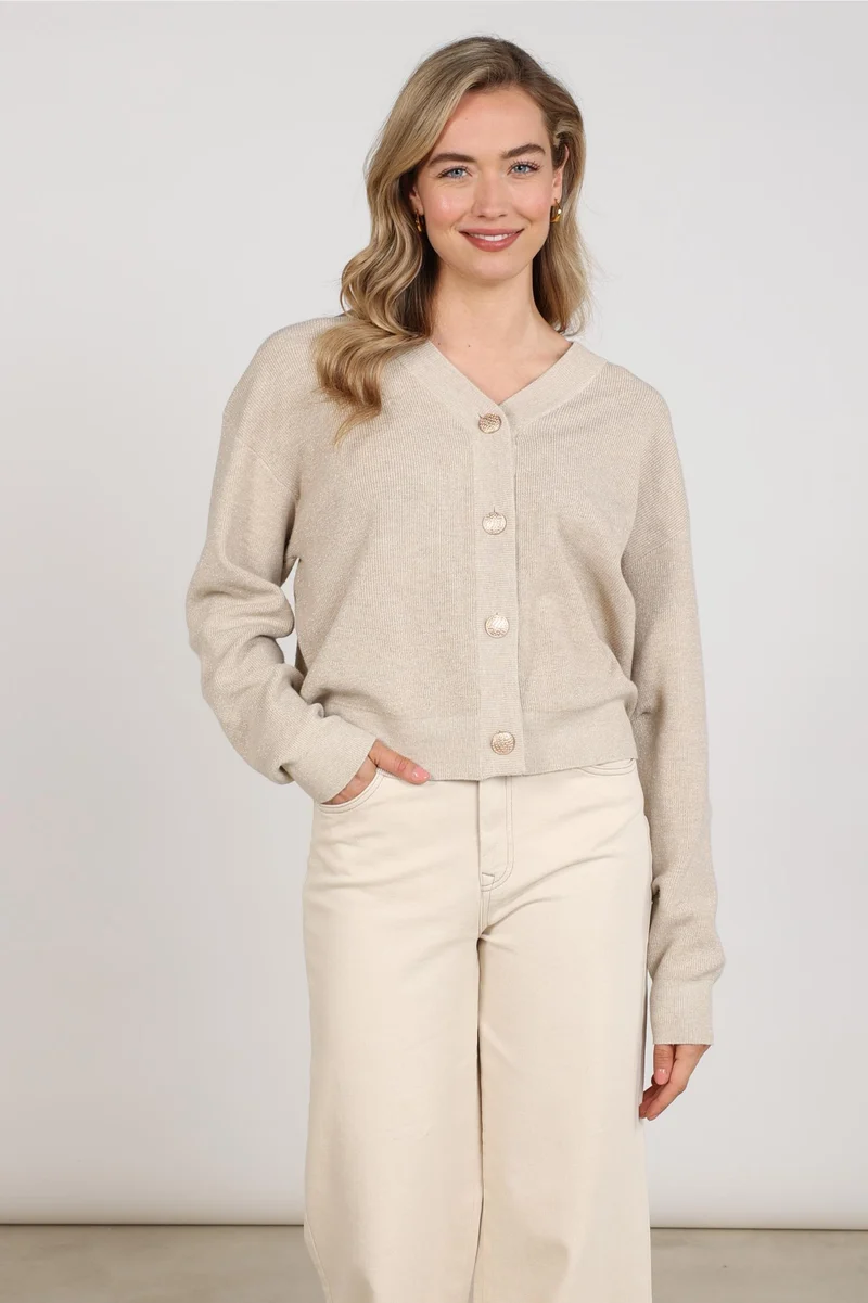 Nukus Willa Cardigan sand - Afbeelding 5