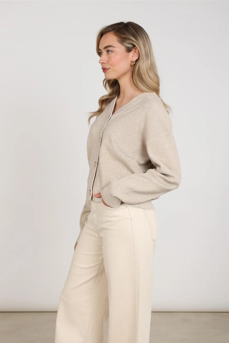Nukus Willa Cardigan sand - Afbeelding 6