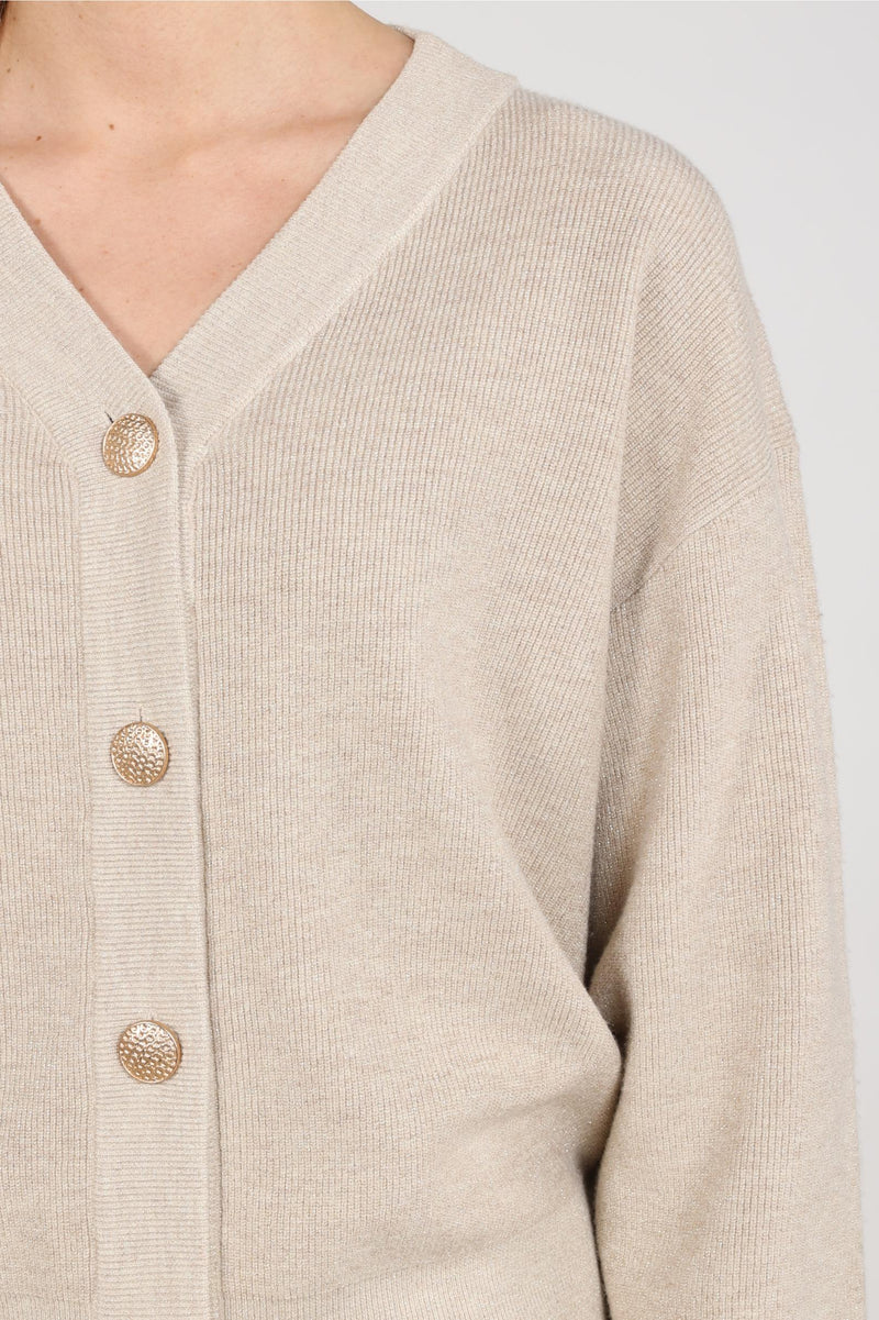 Nukus Willa Cardigan sand - Afbeelding 3